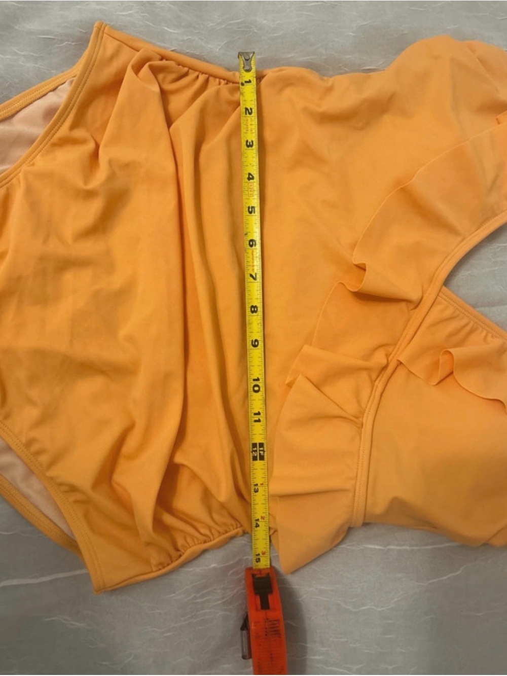 Cupshe Orange Ruffle One-Piece Swimsuit - Picture 3 of 8